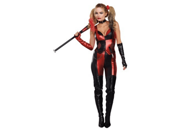 Harley Quinn Complete Latex Cosplay Costume: Pieces Available Individually,  or Order the Whole Outfit 