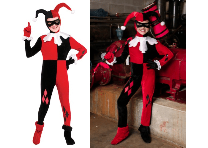 Child Harley Quinn Jumpsuit Costume