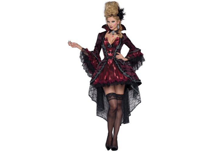 Plus Size Delightfully Dreadful Vampiress Costume for Women